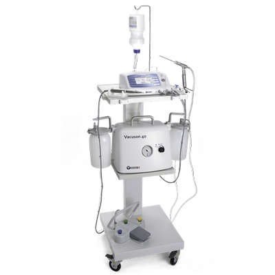 Mobile surgery unit with HighSurg 11 (Nouvag AG, Switzerland)